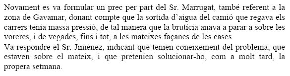 Problema portat per CiU al pl municipal de l'Ajuntament de Gavà sobre la brutícia generada a l'intentar netejar (25 de febrer de 1999)